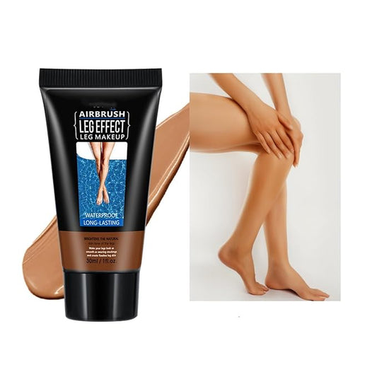 MAEPEOR 3 Colors Body Bronzers Waterproof No Transfer Flawless Looking Leg Makeup Light Leg and Body Scar Cover up Makeup/Tattoo Cover Up (30ML,03 Bronze）