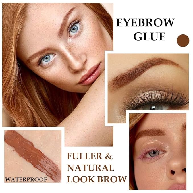 Tinted Thickening Brow Mascara,Brow Fast Sculpt,Waterproof, Transfer-proof, Brush to Fill in Eyebrows and Cover Gray Hairs - Cruelty Free - Light Medium Brown (1pc 04 Rich Auburn)