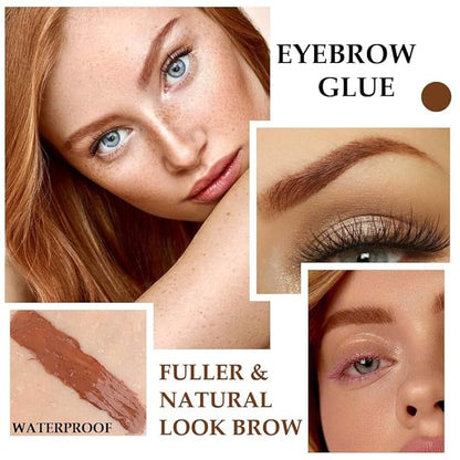 Tinted Thickening Brow Mascara,Brow Fast Sculpt,Waterproof, Transfer-proof, Brush to Fill in Eyebrows and Cover Gray Hairs - Cruelty Free - Light Medium Brown (1pc 04 Rich Auburn)