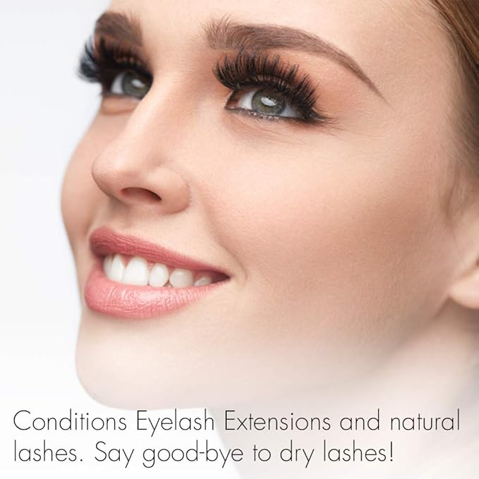Eyelash Extension Conditioner with Silk Protein, 3ml. Keep natural lashes healthy and strong, soft and silky lash extensions.