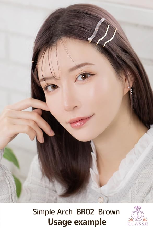 CLASSE Waterproof Eyebrow Tattoo Sticker, 12pair 4D Hair-Like temporary sticker on eyebrows, No water needed, peel off Painfuless, for women girls Simple Arch Brown