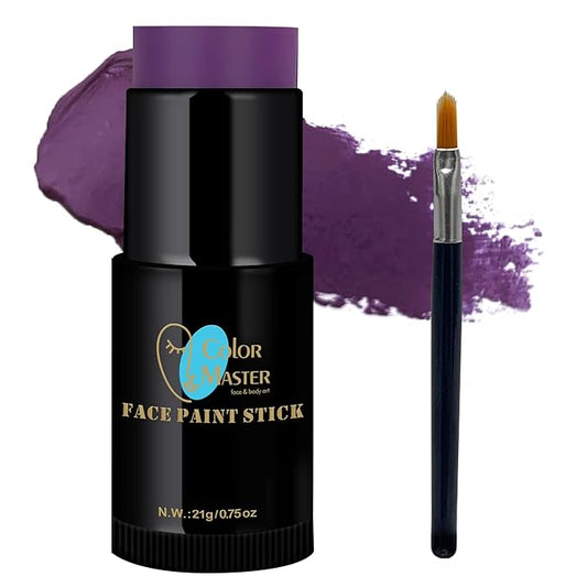 Purple Eye Black Face Body Paint Stick (0.75oz) | Face Paint, Body Paint, & Foundation Cream Makeup