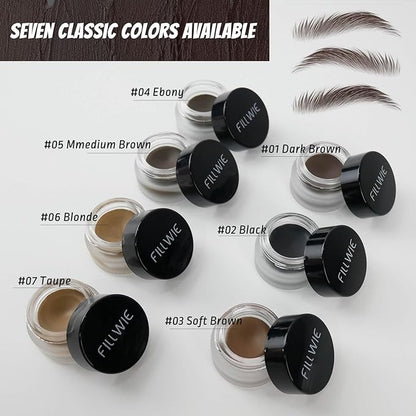 Taupe Eyebrow Pomade, Eye brow Wax Long lasting Smudge proof Ideal, for Precision Eyeliner and Brow Definitio