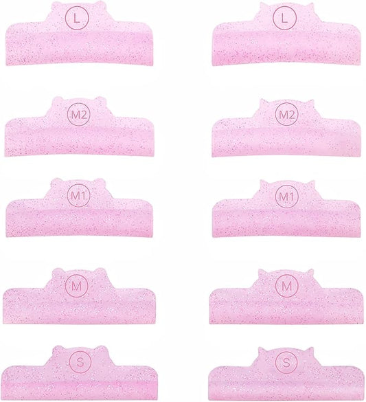 Lash Lift Pads Ultra Curl Eyelash Lifting Shield Mix 6 Sizes Perm Roller For All Eyes Soft and Flexible Rod Curler