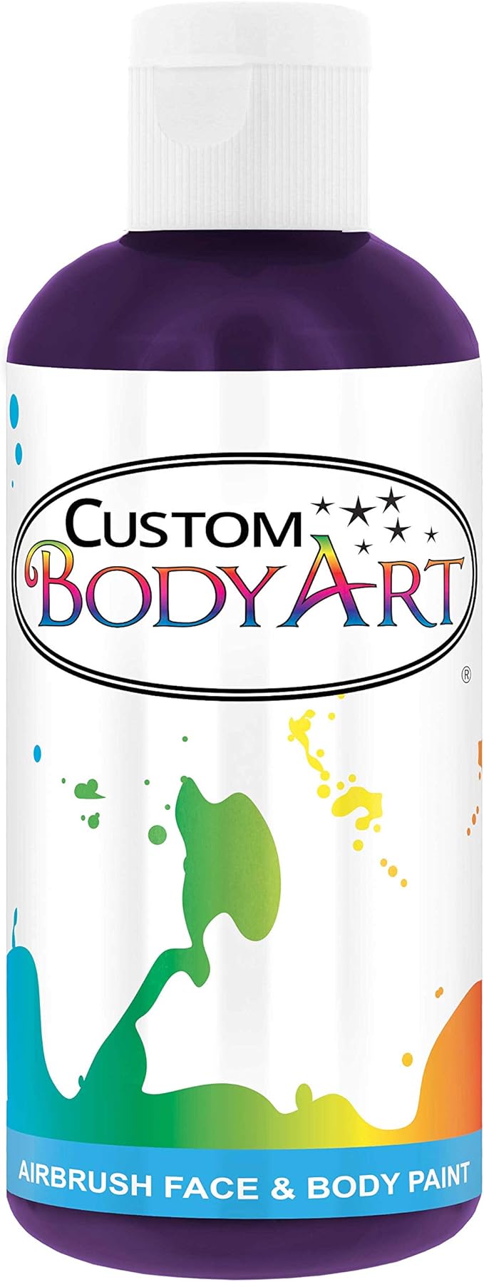 8-ounce Purple Water Based Airbrush Body Art & Face Paint