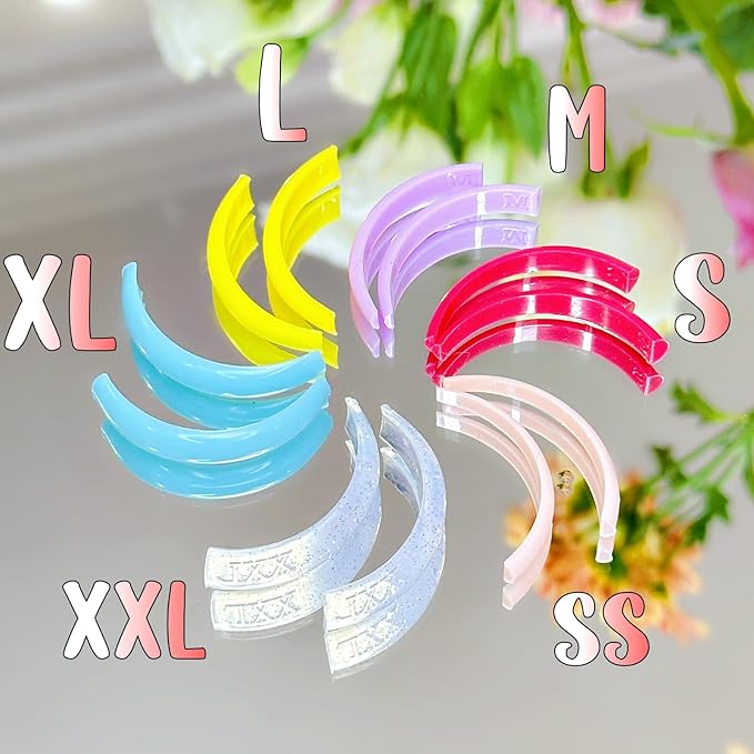 Lash Lift Shield Soft Japanese Moon Perm Rod Natural Lifting Pad Easier Eyelash Perming Rods Neon Lami Lamination Roller Hug Eyelids Well Flat C Curl Lash Lift & Tint Shields Improve Eye Look