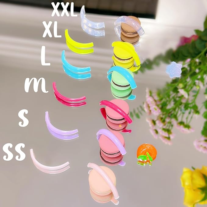 Lash Lift Shield Soft Japanese Moon Perm Rod Natural Lifting Pad Easier Eyelash Perming Rods Neon Lami Lamination Roller Hug Eyelids Well Flat C Curl Lash Lift & Tint Shields Improve Eye Look