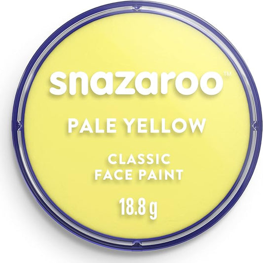 Snazaroo Classic Face and Body Paint, 18.8g (0.66-oz) Pot, Pale Yellow