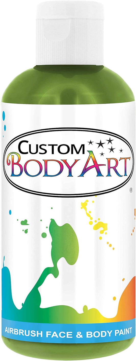 8-oz Lime Green Water Based Airbrush Body Art & Face Paint