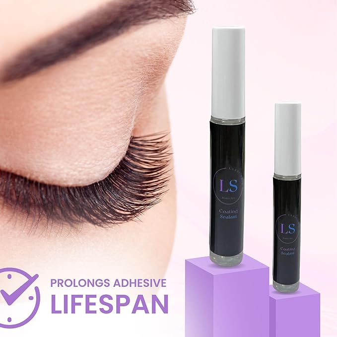 Extend Eyelash Life with LASHISKIN Pro Coating Sealant | Natural Ingredients, Anti-Wrinkle Benefits, Promotes Growth, Extra Moisture Protection, Ideal for Daily Use and Active Lifestyle - 5ml