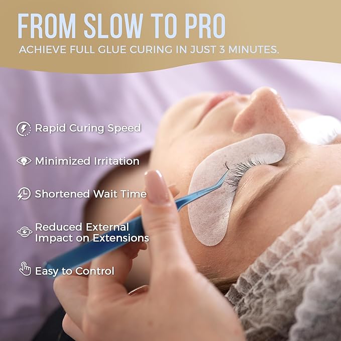 LASHVIEW Lash Bonder for Eyelash Extension,Lash Sealant,Glue Accelerator,Super Bonder Longer Retention,Low Irritation, Water Oil Proof,Increase Lash Retention by up to 60% (20ml)