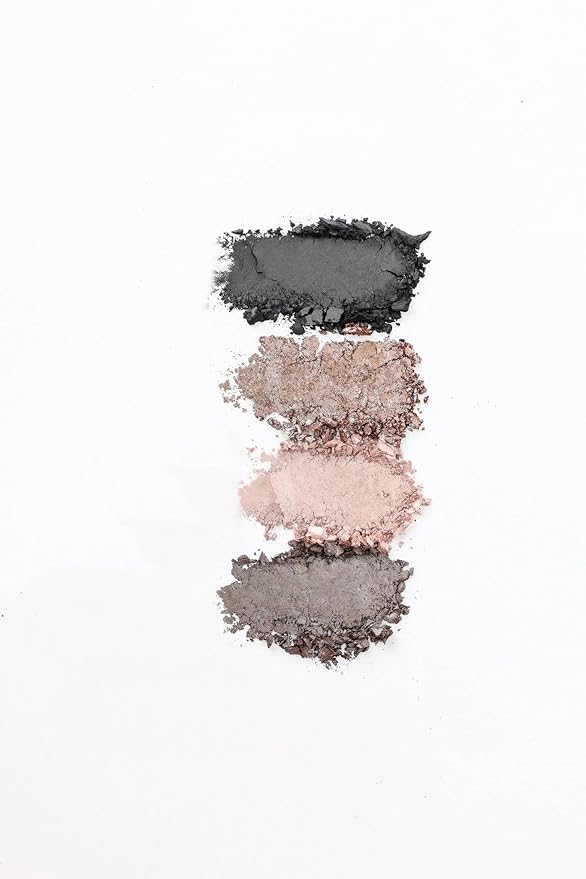 Rinna Beauty Smoke Show Iconic Eye Kit with Vegan Diamond Noir Jet Black Eye Crayon, Lash Out Mascara, Eye Shadow Quad, Matte Black, Sparkling Silver, Matte Gunmetal Grey, White - 1 each