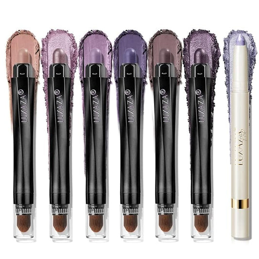 Cream Eye Shadow Eyeliner Makeup Sticks, Highlighter Brightener Pencil Classic-A016 + Multi-use-S5