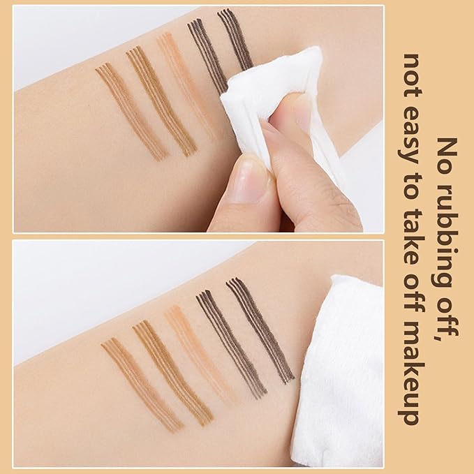 Eyebrow Pencil Microblading Eyebrow Pen Instant Lift Brow Pencil 4 Fork Tip Waterproof Eyebrow Pencil Fills Brows Makeup All-Day Natural Makeup Effect For Mother's Day gift