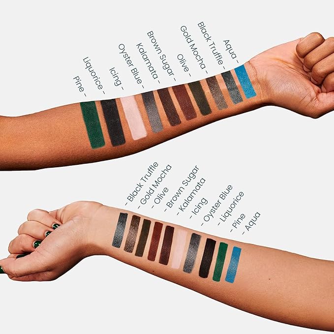 Wonderskin 1440 Longwear Green Waterproof Eyeliner Pencil - Sharpenable Eyeliner Pencil and Smudge Proof Green Eye Liner Pencils (Pine)