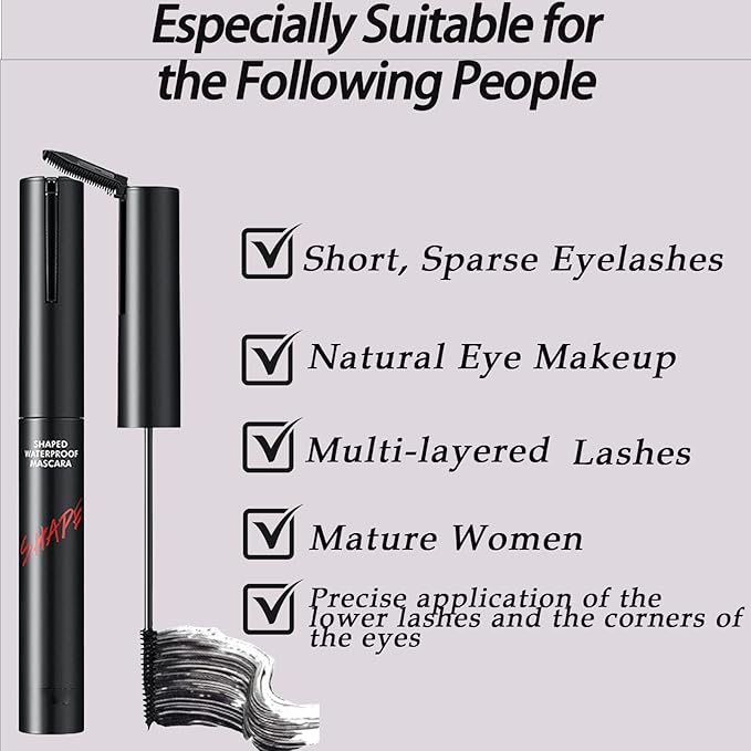 Lash Perfection Set: Gentle Mascara Remover + Volumizing Mascara with Built-In Lash Comb | Clump-Free, Sensitive Eyes Safe & Effortless Grooming