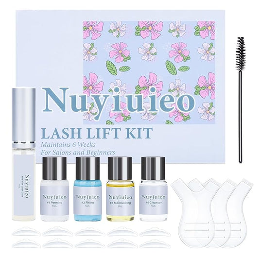 Lash Lift Kit, Eyelash Perm Kit, Eyalash Kit for Beginners with Detailed Instruction, Includes Lash Lift Tools, Natural Lash Curling & Lifting - Achieve Salon Quality at Home