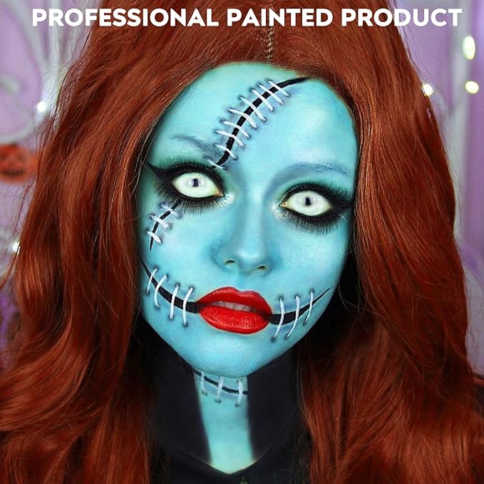 Light Blue Face Paint, Cream-based Body Paint Stick【Larger Capacity】【High Pigment】【Long Lasting】Professional Paint Makeup Product For Halloween/Masquerade/Cosplay/Movie Makeup, 1.06 Oz/30g