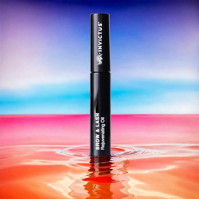 Invictus Inventory Premium Eyebrow and Lash Growth Serum is Designed to Stimulate Growth, Enhance Density, and Improve Overall Brow Health- 9.75 ML- Made in USA in a FDA registrated facility., Black