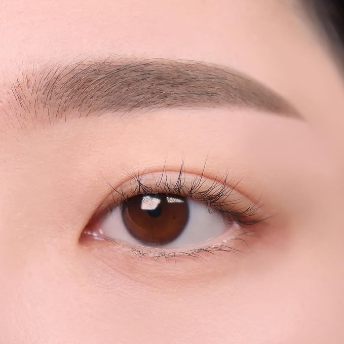 Lilybyred Skinny Mes Eyebrow Mascara - Long-Lasting Brows with 1.5mm Ultra-Slim Brush (04_Gray Brown)