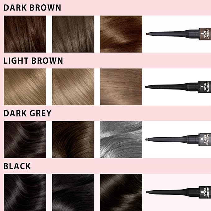 4 Tiped Microblading Eyebrow Pen 2 in 1 Waterproof Eyebrow Pencil Waterproof Eyebrow Kit Double Head Brown Eyebrows Eyebrow Microblading Pen natural Long-Lasting