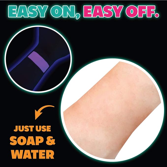 Kraze FX Dome Stroke - Royal Sunset (25 gm), Water Activated, Professional UV Glow Blacklight Reactive Face and Body Painting Rainbow Cakes, Hypoallergenic, Safe, 1-Stroke Split Cake