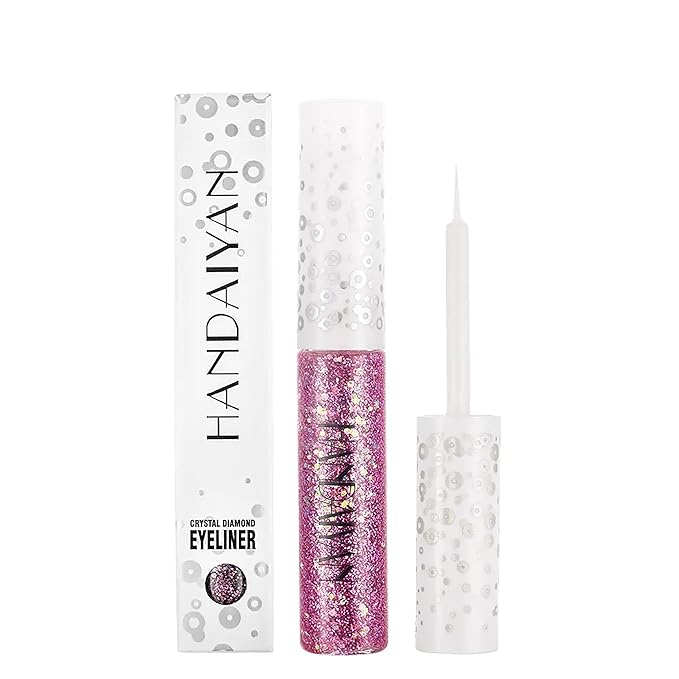 R.Y.M Shimmer Eye Liner Liquid Glitter Mascara Waterproof Shimmer Quick Drying Mascara Eyeshadow for Party Festival Eye Makeup (05#, 0.5 Ounce (Pack of 1))