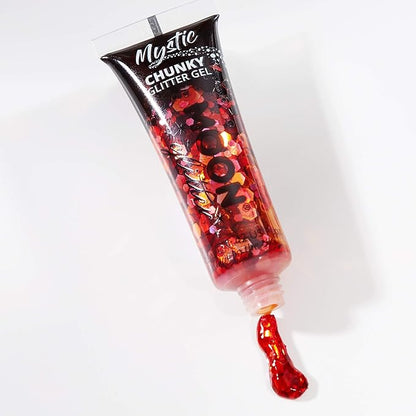 Mystic Chunky Glitter Gel by Moon Glitter - 12ml - Autumn - Glitter Face Paint
