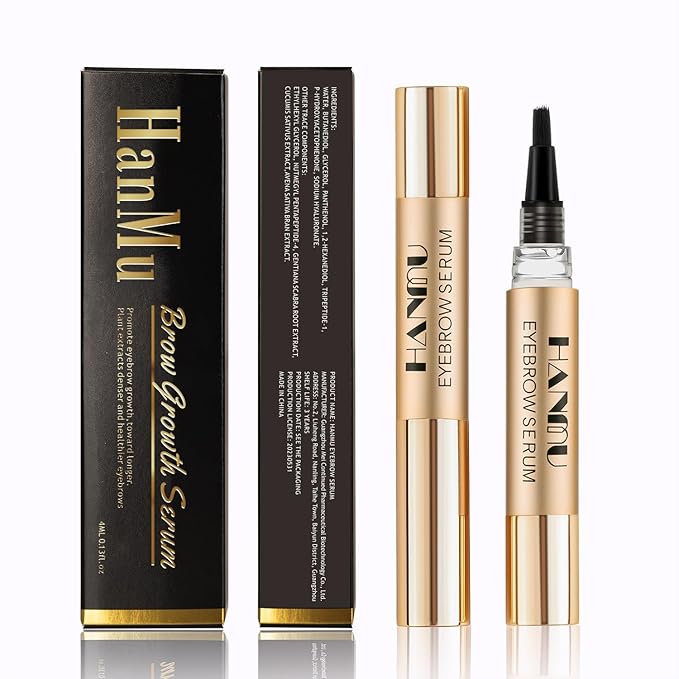 Eyebrow Growth Serum,For Rapid Enhancing Brow Growth Faster,Fuller,Thicker,Non Irritating Eye Brow Serum Enhancer 4ml
