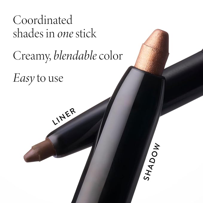 LAURA GELLER NEW YORK Waterproof Eye Spackle Eyeshadow Primer + Swipe-n-Line Dual-Ended Eyeshadow and Eyeliner Stick, Earthy (Taupe-Green/Warm Green)