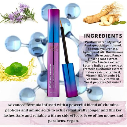 Advanced Lash Serum and Brow Enhancer | Grow Thicker, Longer Lashes for Long | Luscious Lashes and Eyebrows. Eyelash Growth Serum. (3 mL)