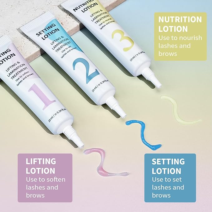 Libeauty Lash Lift Kit, Brow Lamination Kit, Lash Perm Kit, Eyelash Perm Tube Design, Precise Control, Convenient Storage, Simple Operation, Suitable For Home And Salon