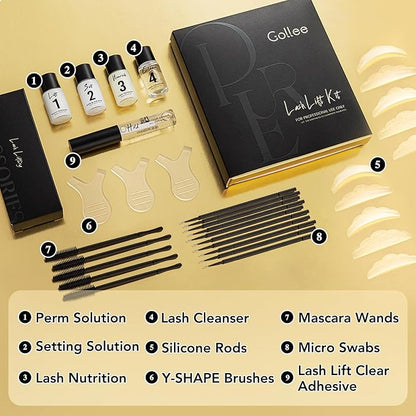 Lash Lift Kit & Brow Lamination Kit Professional Eyelash Perm Kit Semi-Permanent Lash Curling Perming With Detail Instruction Easy For Beginner Achieve Salon-Quality Lash Lift At Home