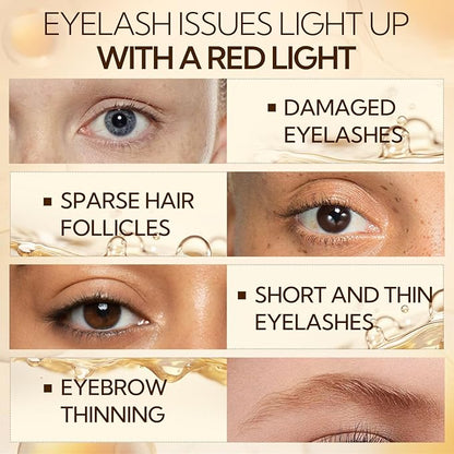 LANBENA Lash Serum, Rapid Eyelash Growth Serum, Lash Serum for Eyelash Growth Thickness, Stronger, Healthier Lashes & Brows, 4ml