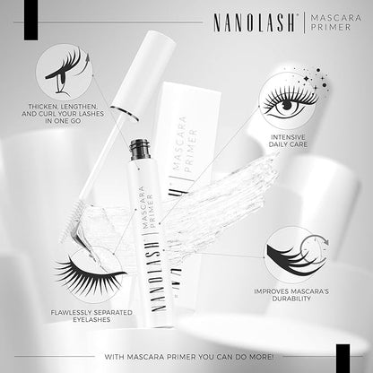Mascara Primer 10 ml - Increases Volume, Mascara Base, Eyelash Nourishing Base, Transparent lash Primer
