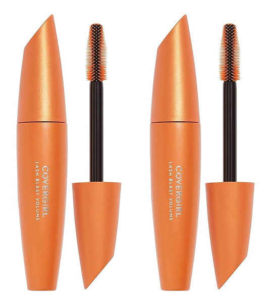 Covergirl LashBlast Volume Waterproof Mascara, Black Brown, 0.44 Fl Oz, Pack of 2 (Packaging May Vary)