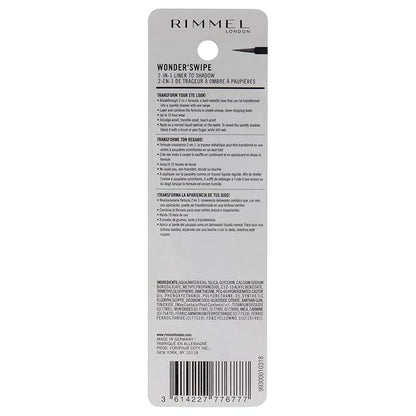 Wonder Swipe 2-in-1 Liner to Shadow - 012 Kha-Ching by Rimmel London for Women - 0.058 oz Eyeliner