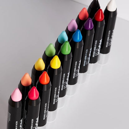 Neon UV Paint Stick Body Crayon for the Face & Body – Black