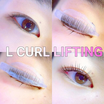Lash Lift Rods Kit Glitter Eyelash Lift Pallet Ribbon Comb All in 1 Lash Perm Shield LU Curl 5 Size Lash Lift Lamination Pad, Rapid 5 Minute Eyelash Lifting Shields Flexible Pads Extreme Perm Rod