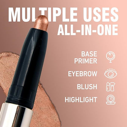 Waterproof Eyeshadow Stick Set,Staying Power Creamy Texture Eyeshadow Stick,Shimmer and Matte,long wear Metallic Shimmer Matte Cream Eye Shadow Eyeliner Brightener Pencil Crayon (Set B)