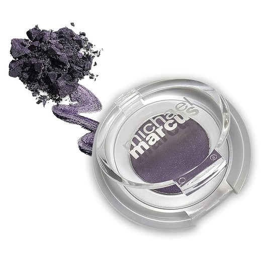 michael marcus Makeup Cake Eye Liner (Amethyst) - Water Activated Dry Pressed, Long-Lasting, Vibrant Color & Smudge Resistant Eyeliner - Cruelty & Paraben Free - For Beginner & Pro Makeup Artist