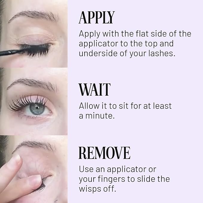 Lilac St. - Bond Breaker Lash Remover - Portable & Gentle Eyelash Glue Remover - Remove Lash Glue from Segments - Collagen Extract & Nourishing Oils - Waterproof - Cruelty Free, Vegan, Women Founded