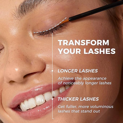 SACE LADY Eyelash Growth Serum for Longer Thicker and Fuller Lashes, Lash & Brow Enhancing Serum with Natural & Gentle Formula No Darken Eyelids, Eyelash Extensions 3ml