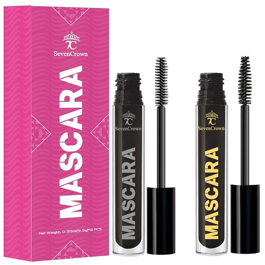 Mascara Black Volume and Length Waterproof | Vegan & Cruelty Free | Holiday Gift for Beauty Lovers