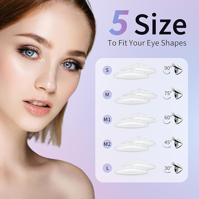 Lash Lift Kit, Black Eyebrow Lamination Kit, Professional Curling Eyelash Perm Kit, Voluminous Make Lash Lifted 4-6 Weeks DIY at Home Achieve Salon-Quality