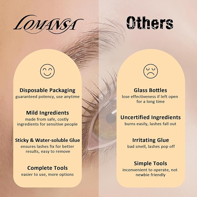 Lash Lift Eyelash Lift Kit with Strong Lash Perm Glue 5 Minutes Instant Lifting Perming Curling for Fuller Thicker Eyelashes Eyebrows with Full Tools