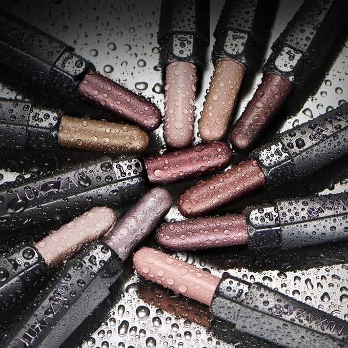 10PCS Eyeshadow Stick,Shimmer And Matte Brown Metallic Cream Eyeshadow Pencil Crayon with Smudge-proof & Waterproof, Eye Brightener Stick, Ideal Gift for Women- Love's Gifts