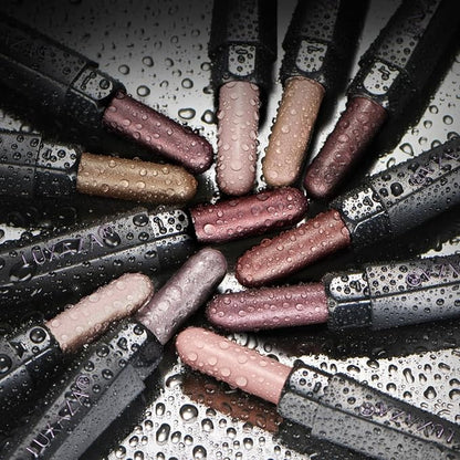 10PCS Eyeshadow Stick,Shimmer And Matte Brown Metallic Cream Eyeshadow Pencil Crayon with Smudge-proof & Waterproof, Eye Brightener Stick, Ideal Gift for Women- Love's Gifts