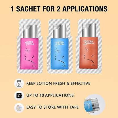 Lash Lift Eyelash Lift Kit with Strong Lash Perm Glue 5 Minutes Instant Lifting Perming Curling for Fuller Thicker Eyelashes Eyebrows with Full Tools