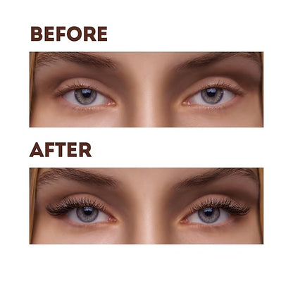 Beauty Wavez Natural Eyelash Growth Serum - Lash Growth Serum with Advanced Formula to Boost Longer Fuller, Thicker Looking Eyelashes and Eyebrows - Vegan & Cruelty-Free Eyebrow Growth Serum, 30ML